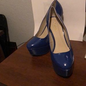 Cupid blue heels